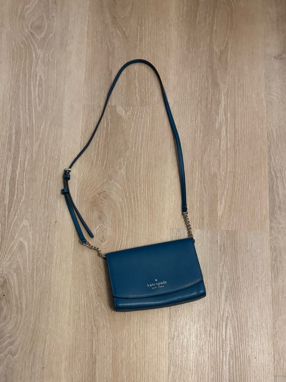 Kate Spade Teal Saffiano Cross Body